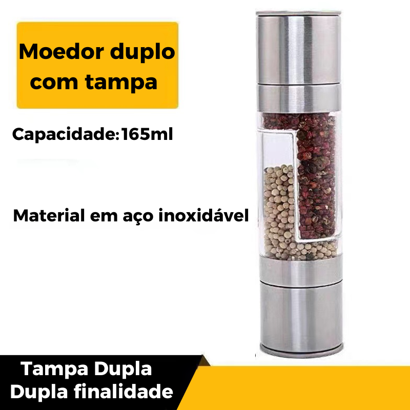 Moedor de Tempero duplo | Flavor Spice